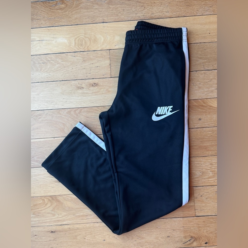 Nike Black and White Joggers